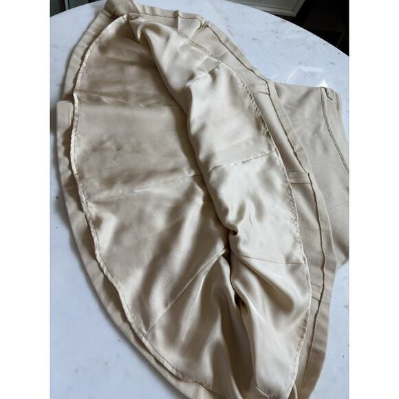 Ralph Lauren Collection Purple Label Skirt Ivory Cashmere Wool A-line Runway 6 S - Picture 8 of 11